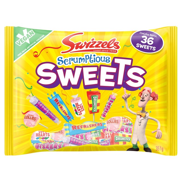 Swizzels Scrumptious Sweets assorted mix 351g (British brand)
