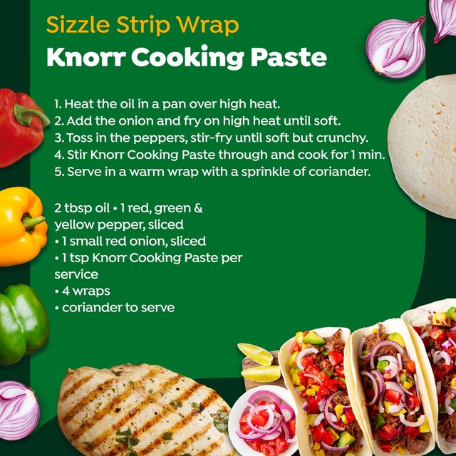 Knorr smoked chili & lime cooking paste 165g, UK version