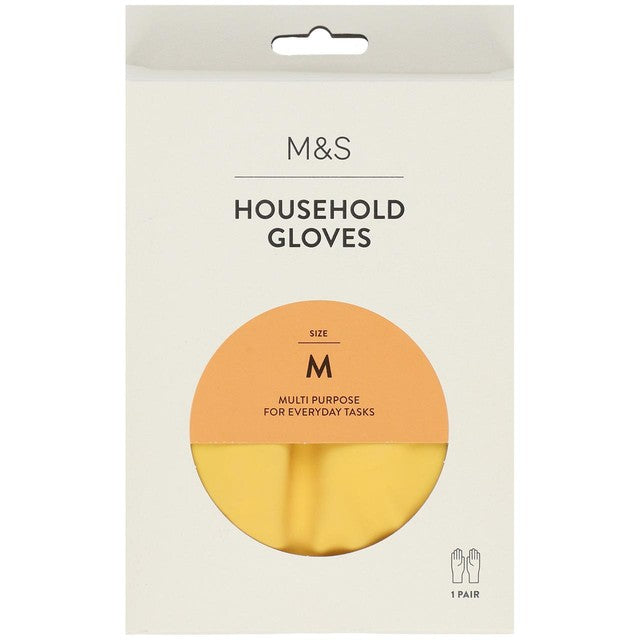 M&S medium rubber household gloves, imported from the UK