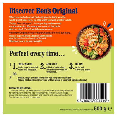 M&S Ben's Original Wholegrain Rice 500g- Buy online at McGrocer