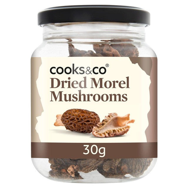 Cooks & Co dried morel mushrooms 30g - British product