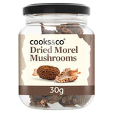 Cooks & Co dried morel mushrooms 30g - British product