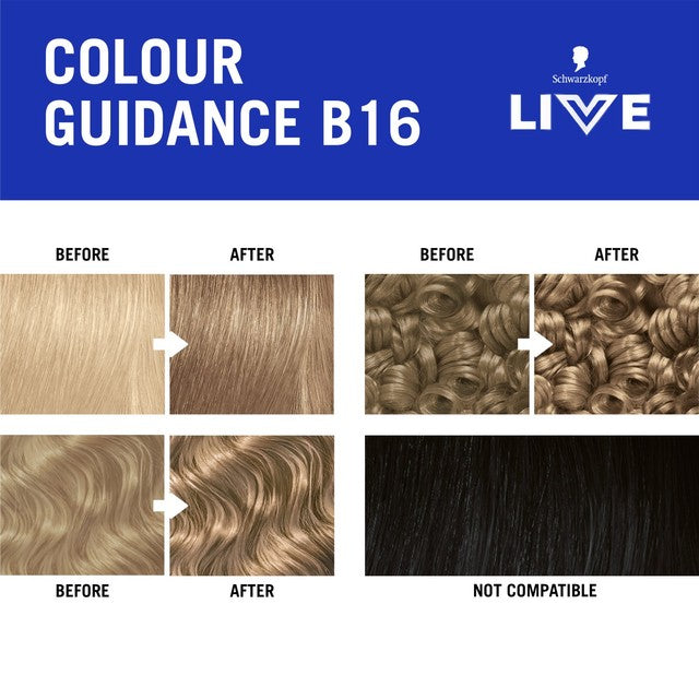 Schwarzkopf B16 Honey Blonde hair colour kit, imported from the UK