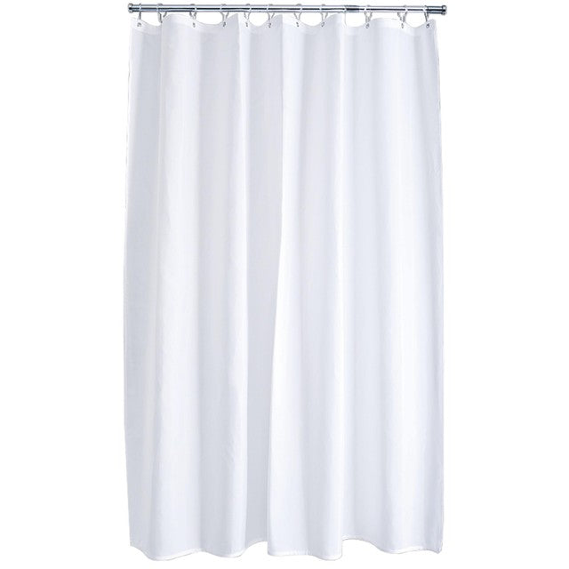 Aqualona white shower curtain 180x180cm - British product
