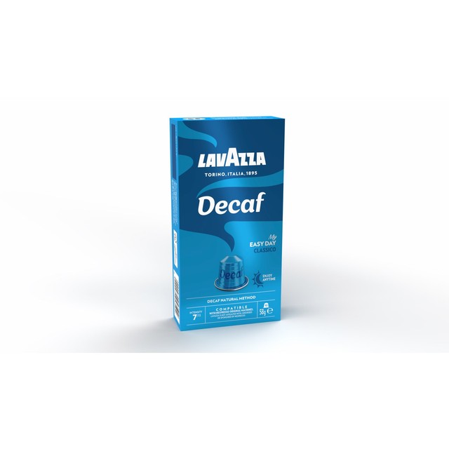Lavazza decaf aluminium Nespresso compatible coffee capsules 10 capsules, UK version