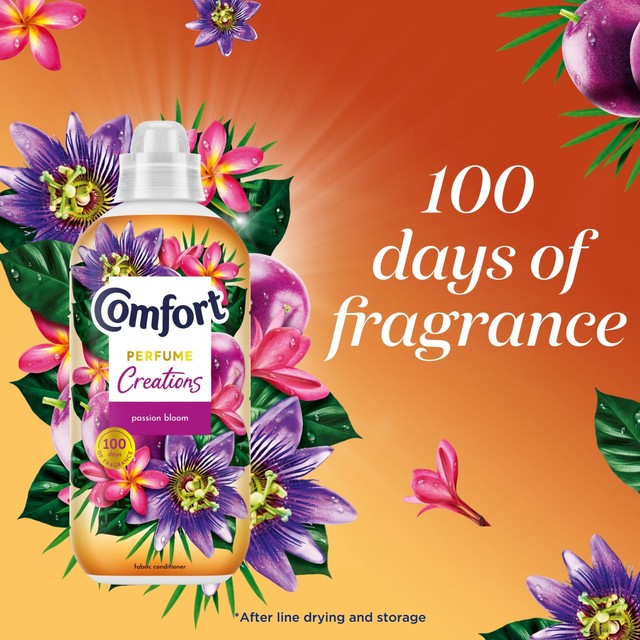 Comfort Passion Bloom fabric conditioner 1400ml - British product