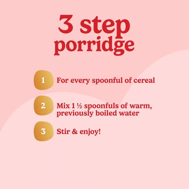 Cow & Gate Fruity Wholegrain Porridge 125g - British product