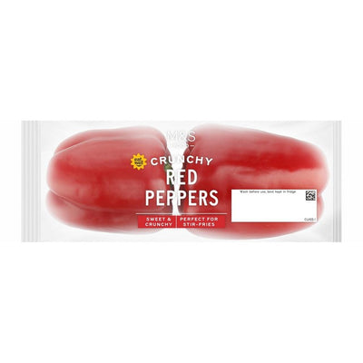 M&S Poivrons Rouges Poivrons Frais 2 par paquet