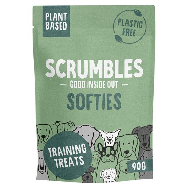 Scrumbles plant based dog training treats 90g (British brand)