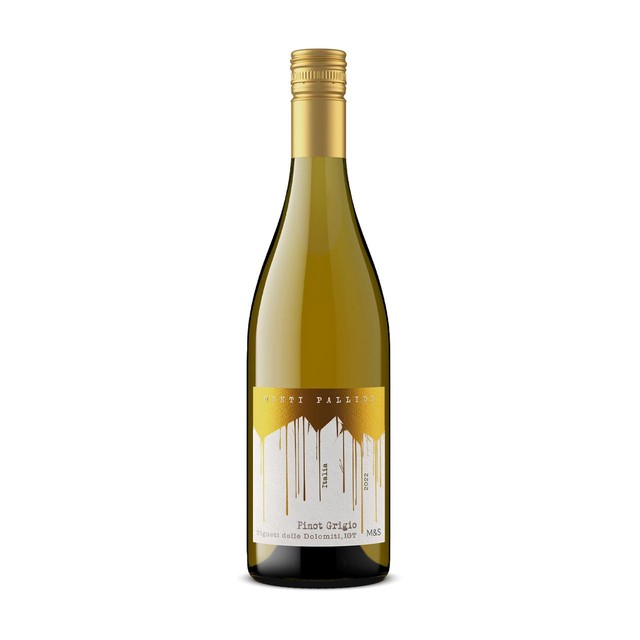 M&S Monti Pallidi Pinot Grigio wine 75cl, imported from the UK