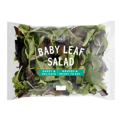 M&S Mixed Baby Leaf Salad 140g
