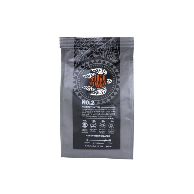 Tiki Tonga Blend No.2 whole bean coffee 227g (British brand)