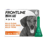 Frontline flea treatment small dog 2-10kg 6 pipettes - British product