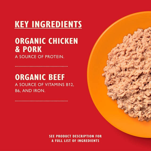 Lily's Kitchen organic chicken dinner cat food paté 85g, UK version