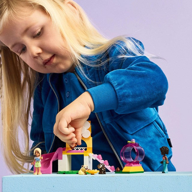 LEGO Friends Puppy Playground building set for ages 4+, UK version