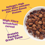 Kellogg's High Protein Bites choc hazelnut cereal 400g, UK version