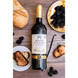 Saint Vincent Bordeaux Rouge red wine 75cl, imported from the UK