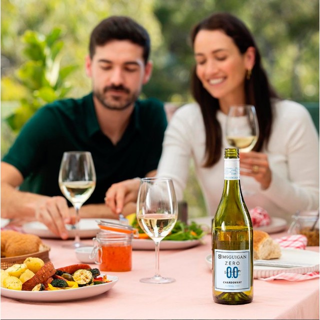 McGuigan Zero Chardonnay alcohol free wine 75cl, imported from the UK
