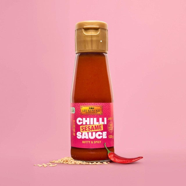 Lee Kum Kee sesame chilli dipping sauce 135g, UK version