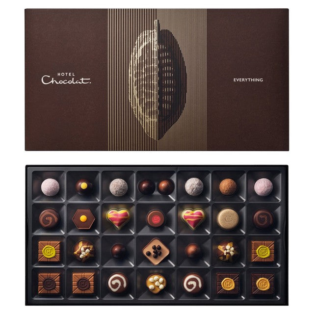 Hotel Chocolat Everything Chocolate Box 29-piece, imported from the UK