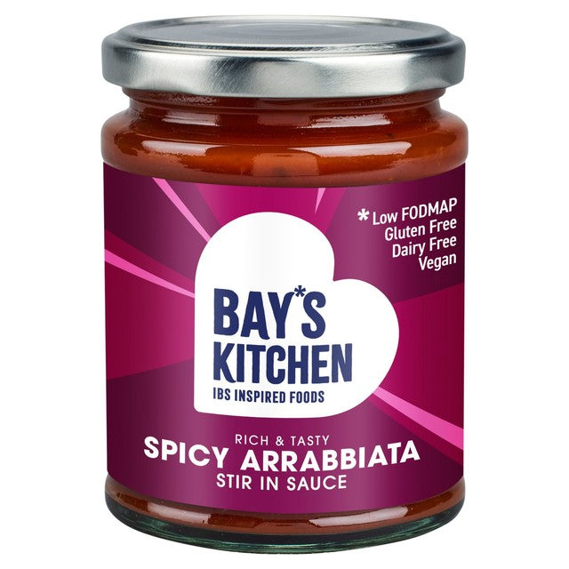 Bay's Kitchen spicy arrabbiata sauce, imported from the UK
