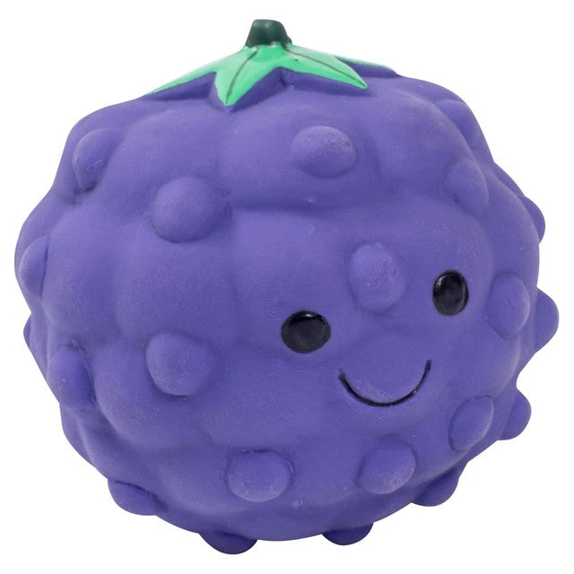 Petface Latex Blackberry Large Dog Toy, imported from the UK