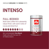 Illy Intenso Roast ground coffee 250g, UK version