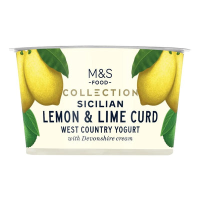 M&S Sizilianische Zitronen- und Limettencreme Extra Dick Joghurt 150g