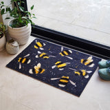 Mighty Mats Bree Merryn Bees washable doormat 50x75cm - British product