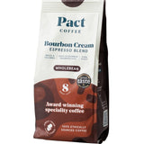 Pact Bourbon Cream espresso whole bean coffee 200g, imported from the UK