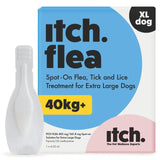 Itch Flea XL Dog spot-on treatment 40kg+, UK version