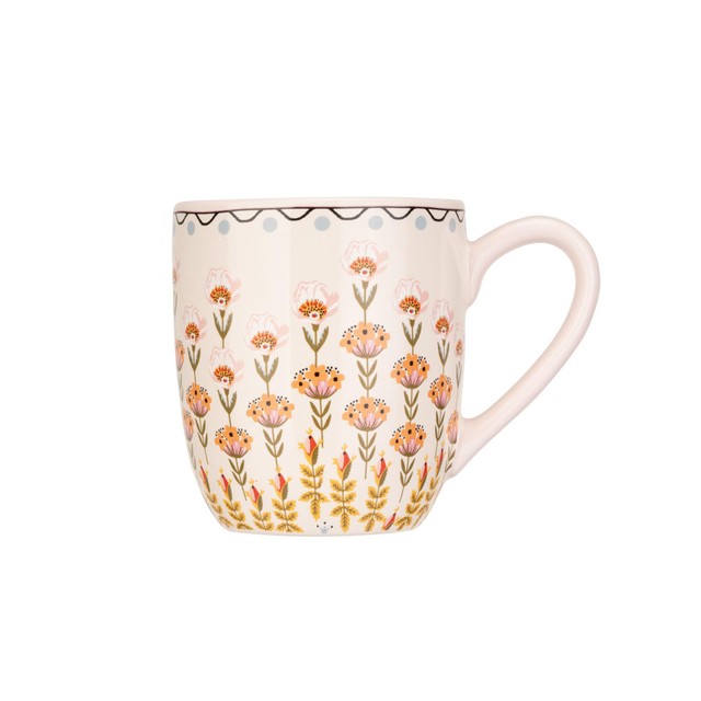 Cath Kidston breakfast mug pink 300ml, imported from the UK
