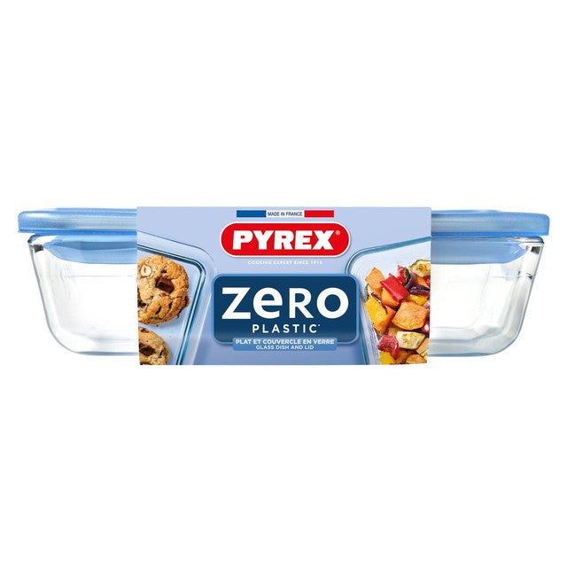Pyrex Zero Plastic glass storage container 0.8L, imported from the UK