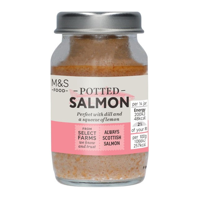 M&S potted salmon 75g, imported from the UK