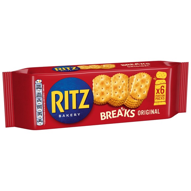 Ritz Breaks Original Crackers 190g, imported from the UK