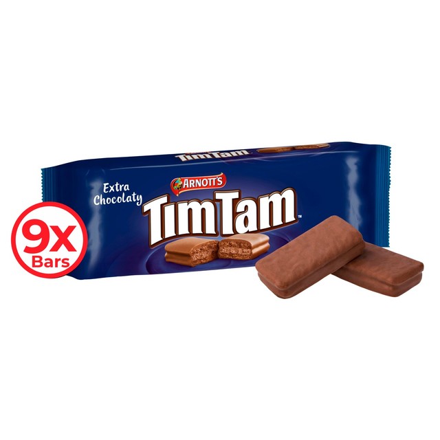 Tim Tam Extra Chocolatey biscuits 200g (British brand)
