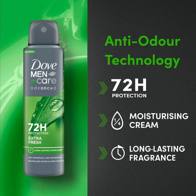 Dove Men Care Anti-Perspirant Deodorant Extra Fresh 150ml - British product