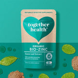 Together Health organic zinc natural source capsules 30 pack (British brand)