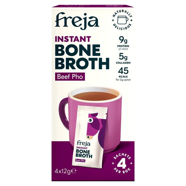 Freja instant beef pho bone broth sachets - British product