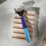 Harry's Indigo razor set with 10 blades (British brand)