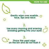 Simple Micellar Biodegradable Cleansing Wipes 40 Wipes (British brand)