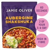 Jamie Oliver aubergine shakshuka meal, UK version