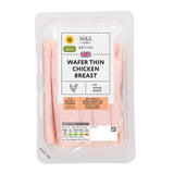 M&S wafer thin chicken breast 300g, imported from the UK