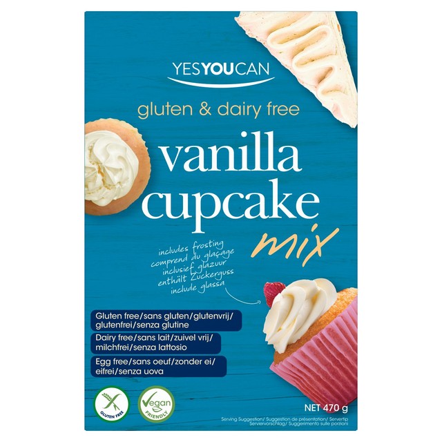 YesYouCan vanilla cupcake mix 470g (British brand)