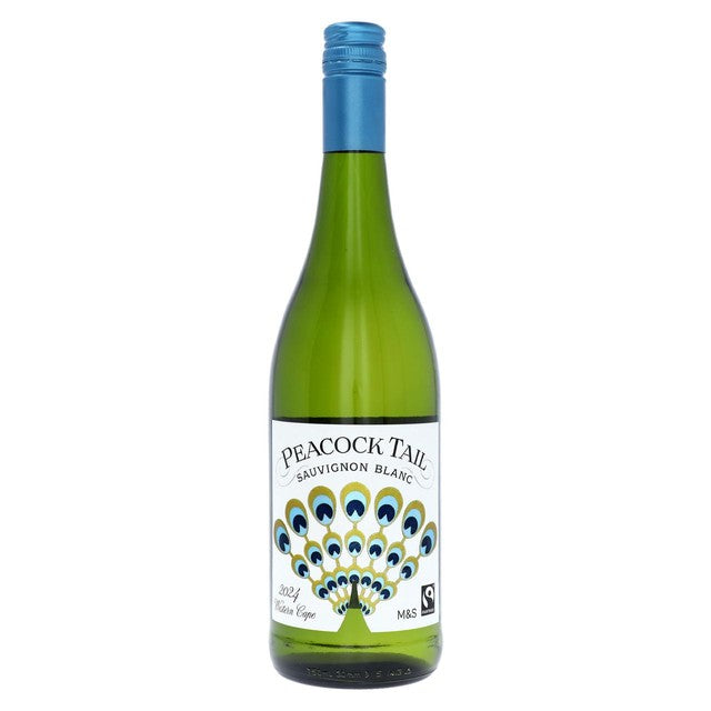 M&S Peacock Tail Sauvignon Blanc white wine 75cl, imported from the UK