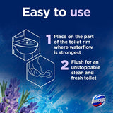 Domestos lavender toilet rim block - British product