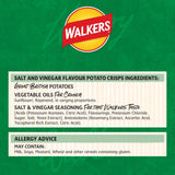 Walkers Salt & Vinegar Crisps Multipack (British brand)