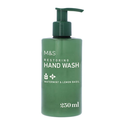 M&S Restoring Hand Wash Watermint & Lemon Basil Hand Wash 250ml