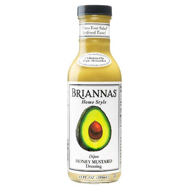 Briannas honey mustard salad dressing 355ml - British product