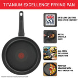 Tefal Titanium Excellence 24cm Frying Pan (British brand)